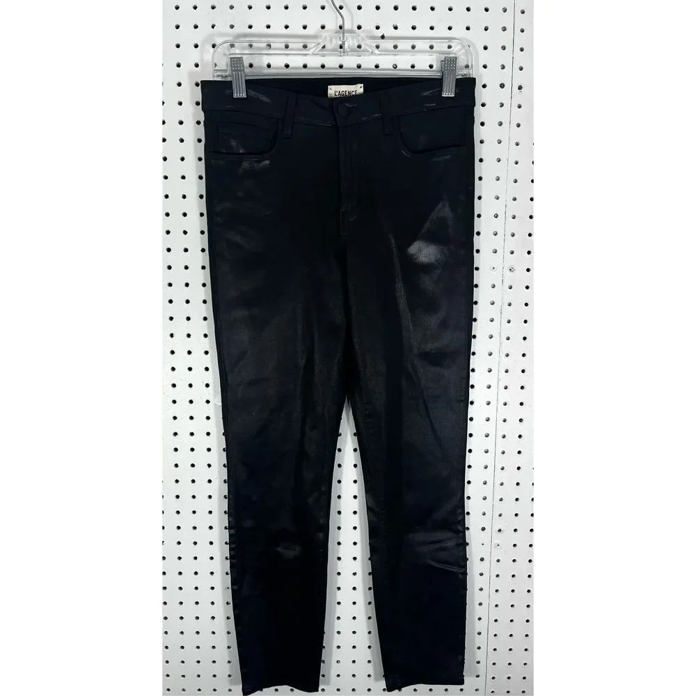 L’Agence coated jeans